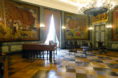 Inside Christiansborg Palace