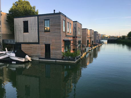 The Floating Architecture of Rotterdam, Holland, the Netherlands