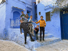 Morocco : les jeunes de Chefchaouen
