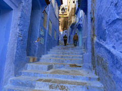 Maroc : la médina ( vieille ville ) de Chefchaouen