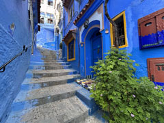 Maroc : la médina ( vieille ville ) de Chefchaouen