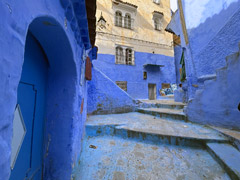 Maroc : la médina ( vieille ville ) de Chefchaouen