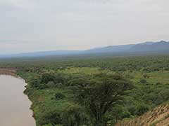 エチオピアのオモ川